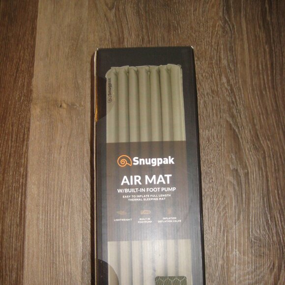 Snugpak Base Camp Ops Air Mat With Built In Foot Pump Olive - Picture 1 of 2